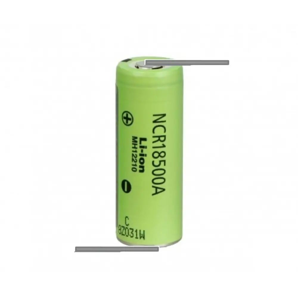 Electrice - Acumulator 18500 LI-ION 3.6V 1900mAh 3.8A Panasonic NCR18500A cu lamele sudate în S – IoElectronice.ro