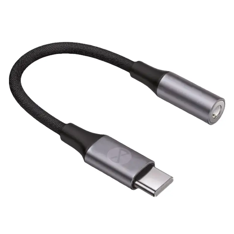 Telefoane-tablete - Adaptor audio 3.5 mm Jack mama - USB-C tata 15cm FOREVER AJC-01 GSM184537 - IoElectronice.ro