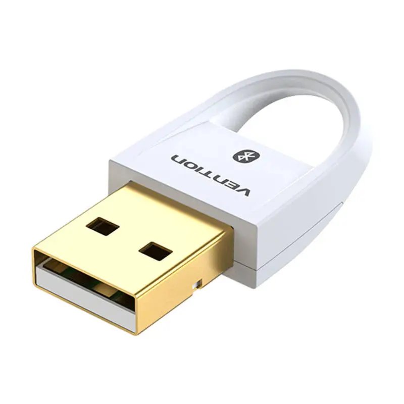 Bluetooth - Adaptor Bluetooth 5.0 Vention CDSW0 conectare prin USB 2.0 max 20m antenă internă albă