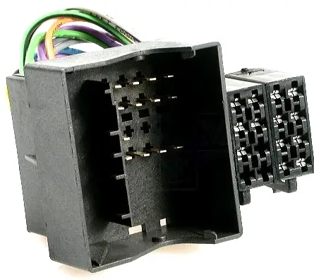 Accesorii Auto - Adaptor ISO ZRS-AS-20B 4CarMedia pentru BMW, Land Rover, Rover, lungime 20 cm, compatibilitate specifică.