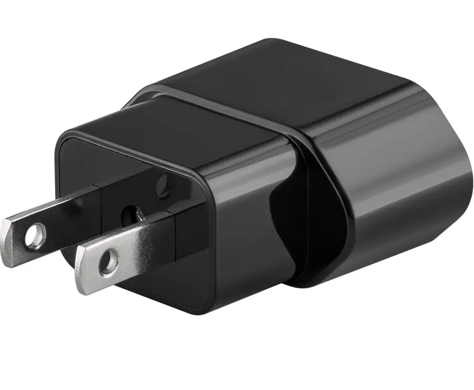 Adaptor de călătorie CEE 7/16 Schuko la priză SUA/Japonia, 2500W, compact și elegant negru [1]