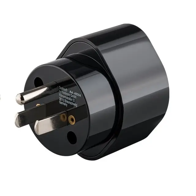 Adaptor calatorie CEE 7/3 Schuko mama la priza US /Japonia Tip B /NEMA 5-15 /3 pini negru – IoElectronice.ro [2]