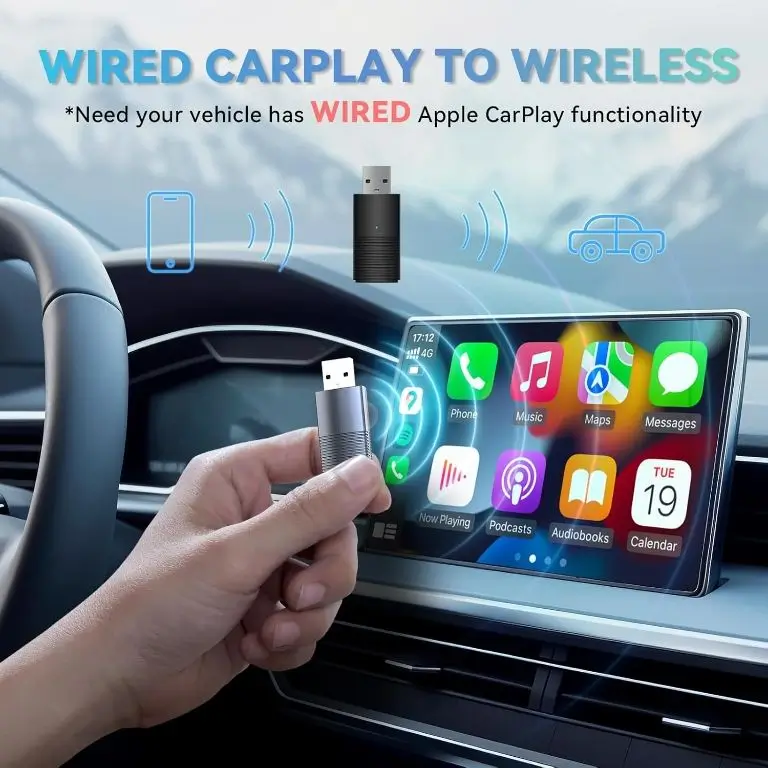 Adaptor CarPlay cu fir la wireless MINIX CP86 compatibil IOS ADAPT-CARPLAY-CP86-MNX – IoElectronice.ro [3]