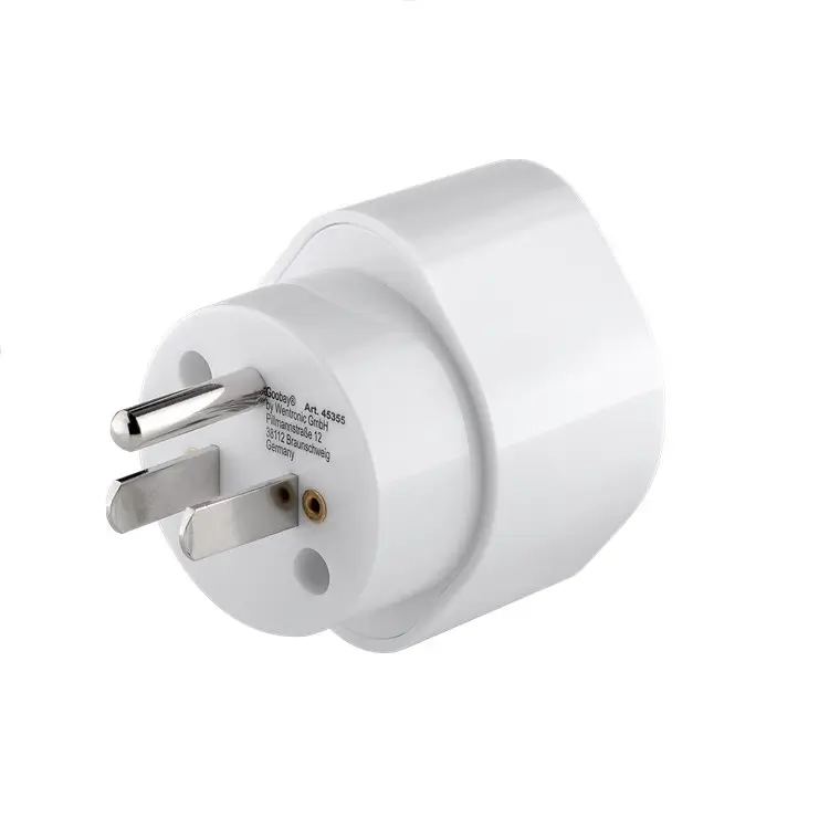 Adaptor CEE 7/3 Schuko mama la priza US /Japonia Tip B /NEMA 5-15 /3 pini alb – IoElectronice.ro [2]