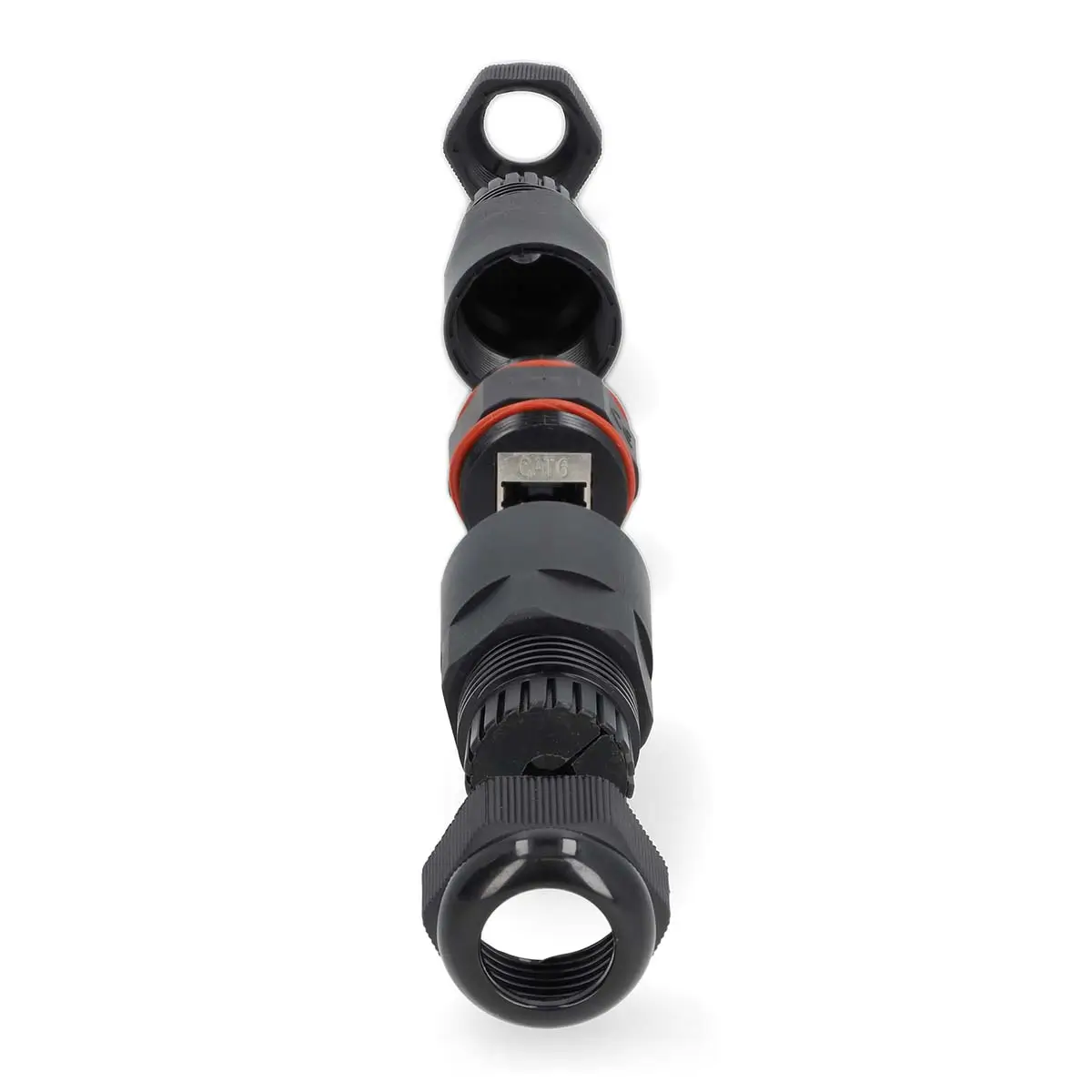 Adaptor cuplaj de exterior Cat6 RJ45 mama-mama FTP Nedis CCGB89850BK – IoElectronice.ro [5]