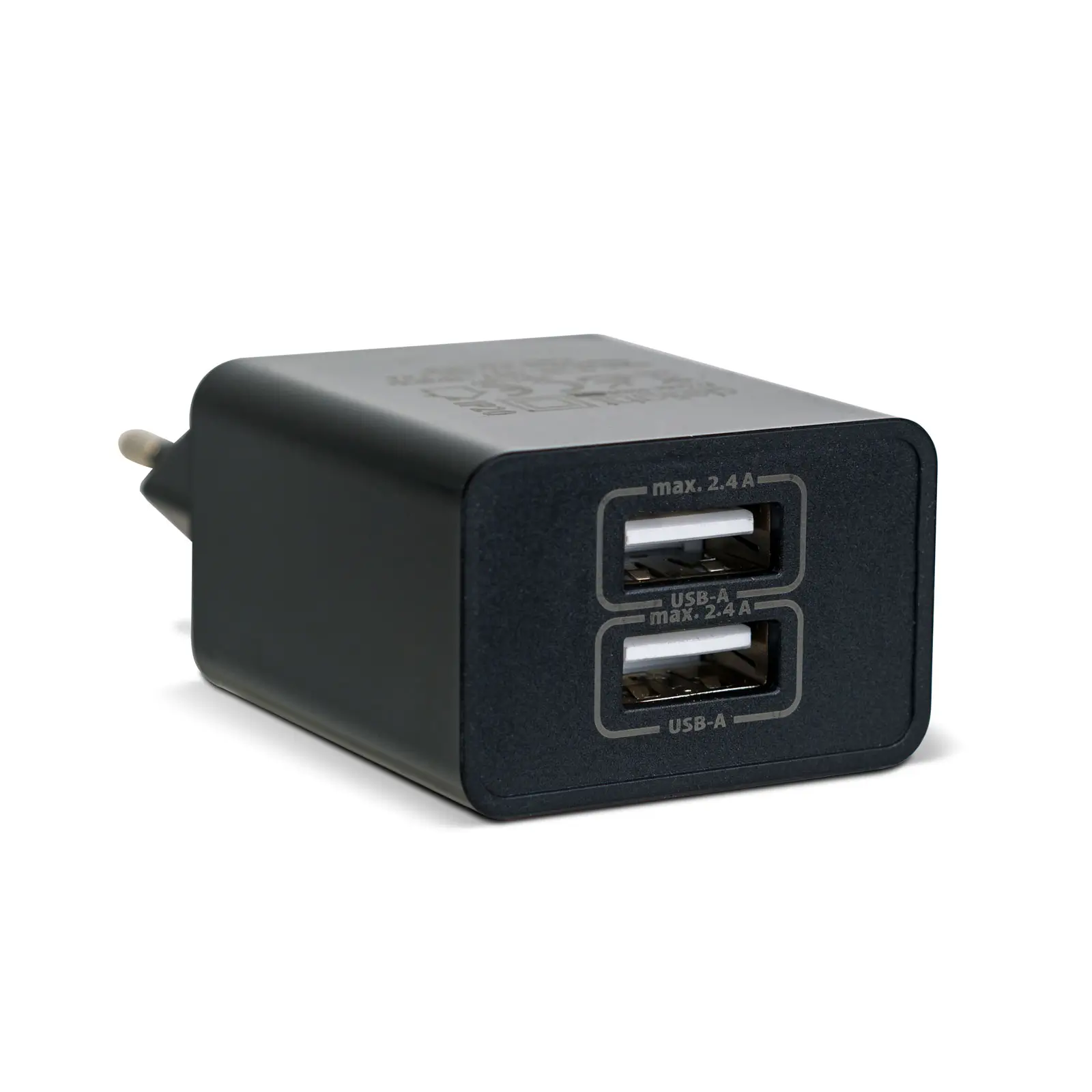 Telefoane-tablete - Adaptor de încărcare 2x USB 5V 2.4A negru delight 55039-2BK – IoElectronice.ro