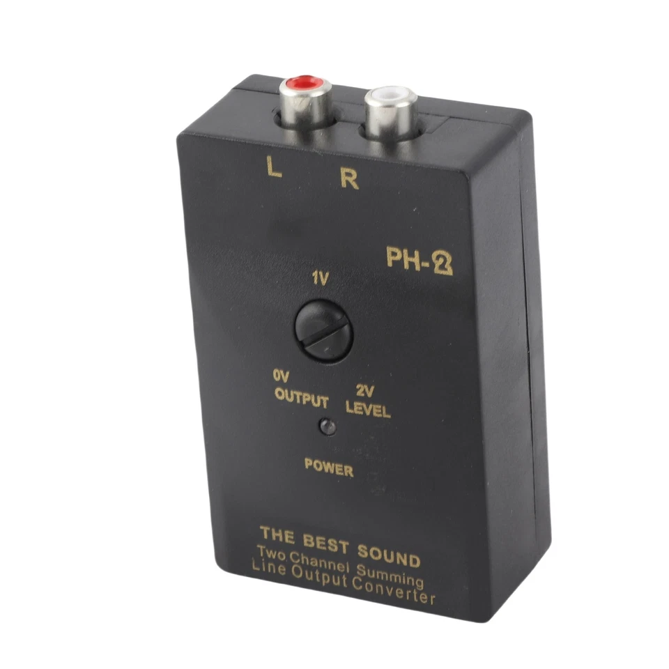 Adaptor de mașină audio STEREO HIGH TO LOW 50W 1A HI(difuzoare) - LOW(2x RCA) – IoElectronice.ro [2]