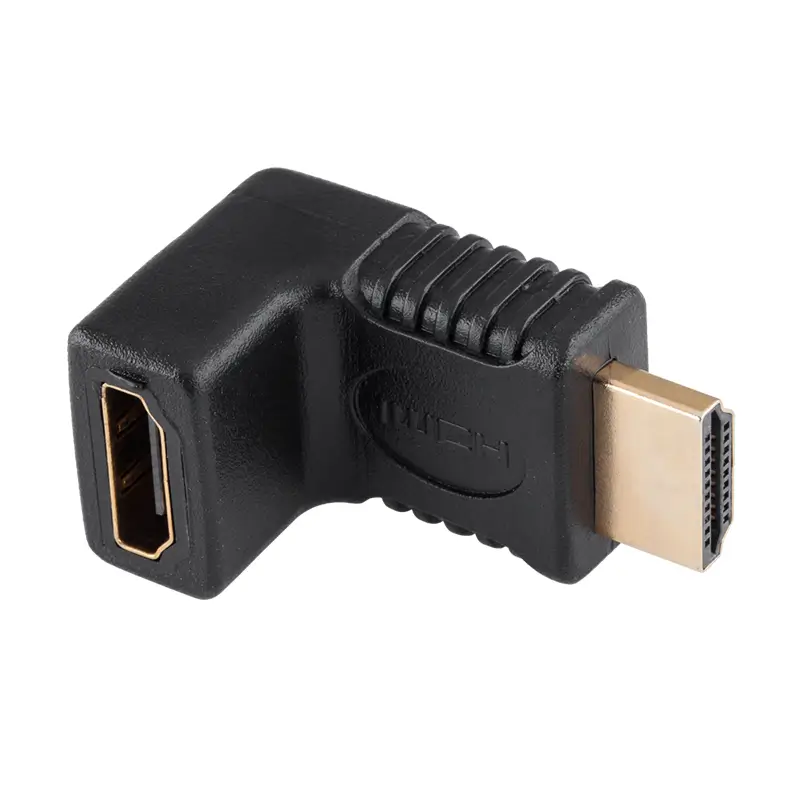 Adaptoare HDMI - Adaptor HDMI 90 grade tata la HDMI mama - IoElectronice.ro