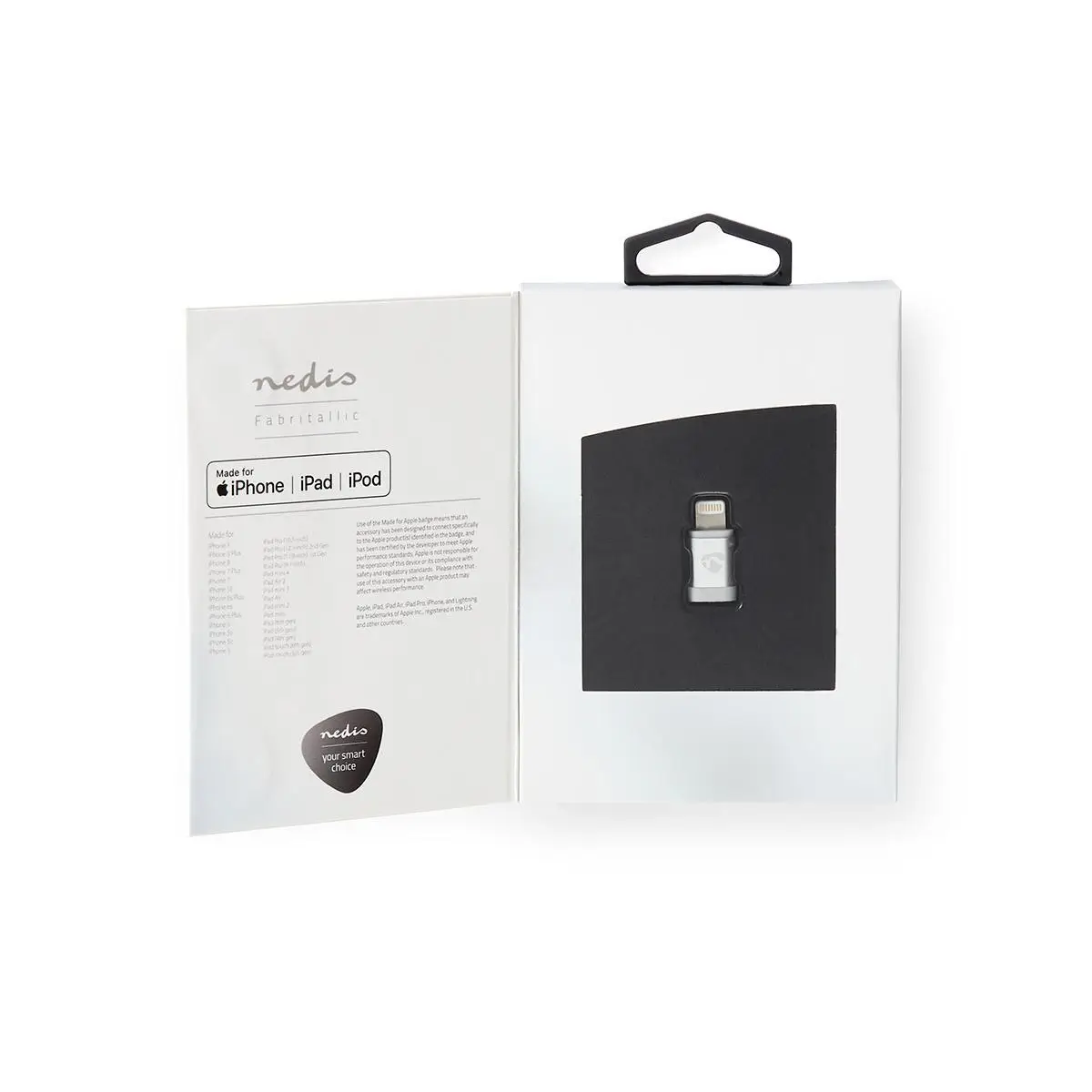 Adaptor Lightning 8-pini tata - Micro USB mama Nedis CCTB39901AL – IoElectronice.ro [5]