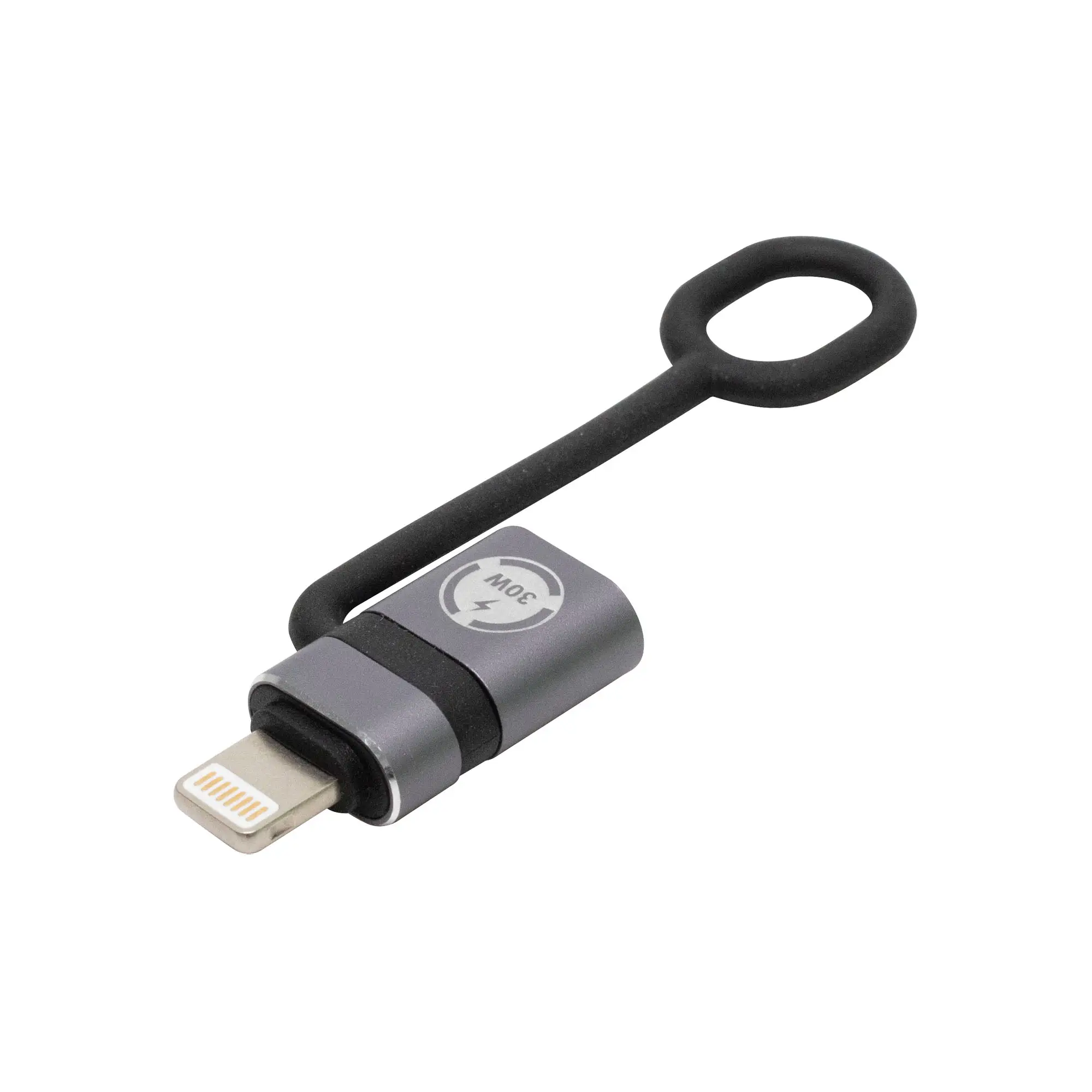 Cabluri telefon-tableta - Adaptor mufa LIGHTNING tata - USB-C mama metal 2A /30W PD Home USBCA4 – IoElectronice.ro