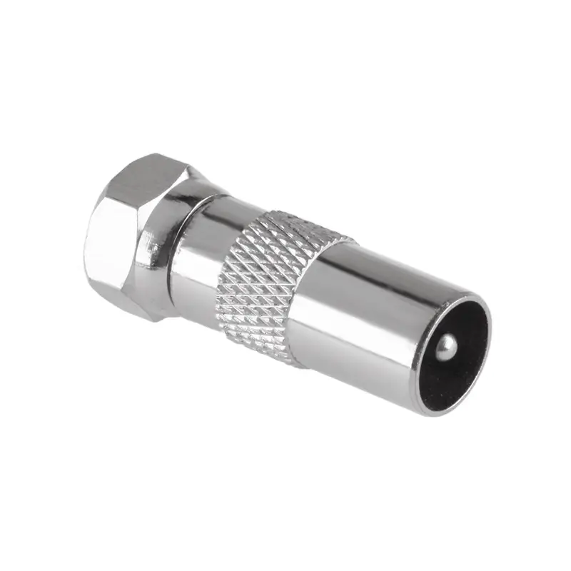 Adaptoare TV - Adaptor mufa TV tata la F tata cupru Cabletech – IoElectronice.ro