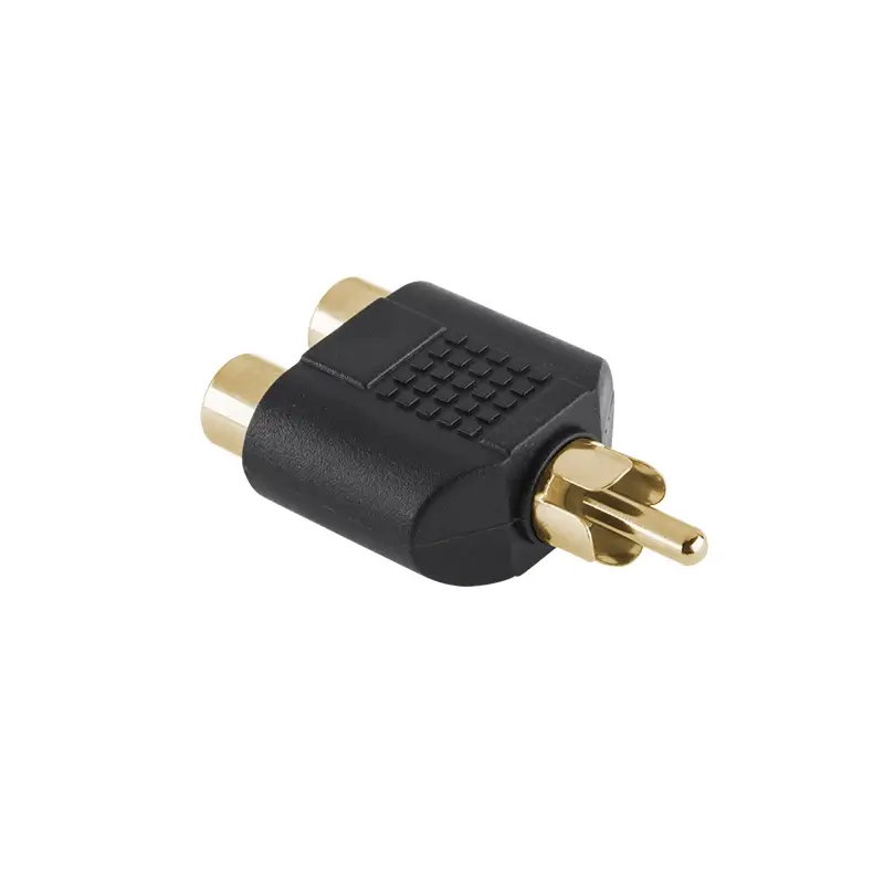 Adaptoare RCA - Adaptor RCA la 2x RCA mama aurit Cabletech – IoElectronice.ro
