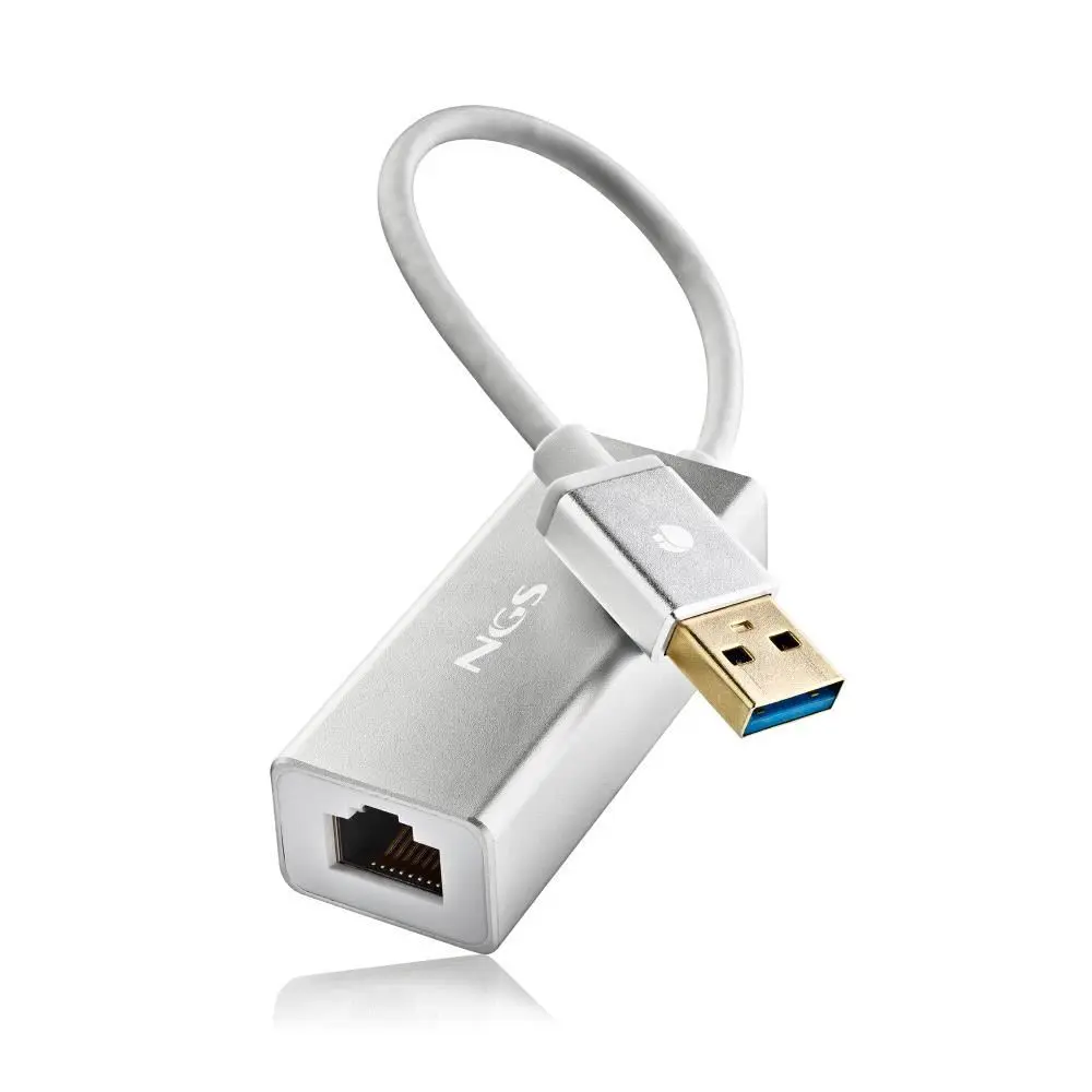 Placi de retea-Wi Fi - Adaptor rețea NGS Hacker 3.0 USB3.0 la RJ45 1000Mbit/s Gigabit Ethernet – IoElectronice.ro