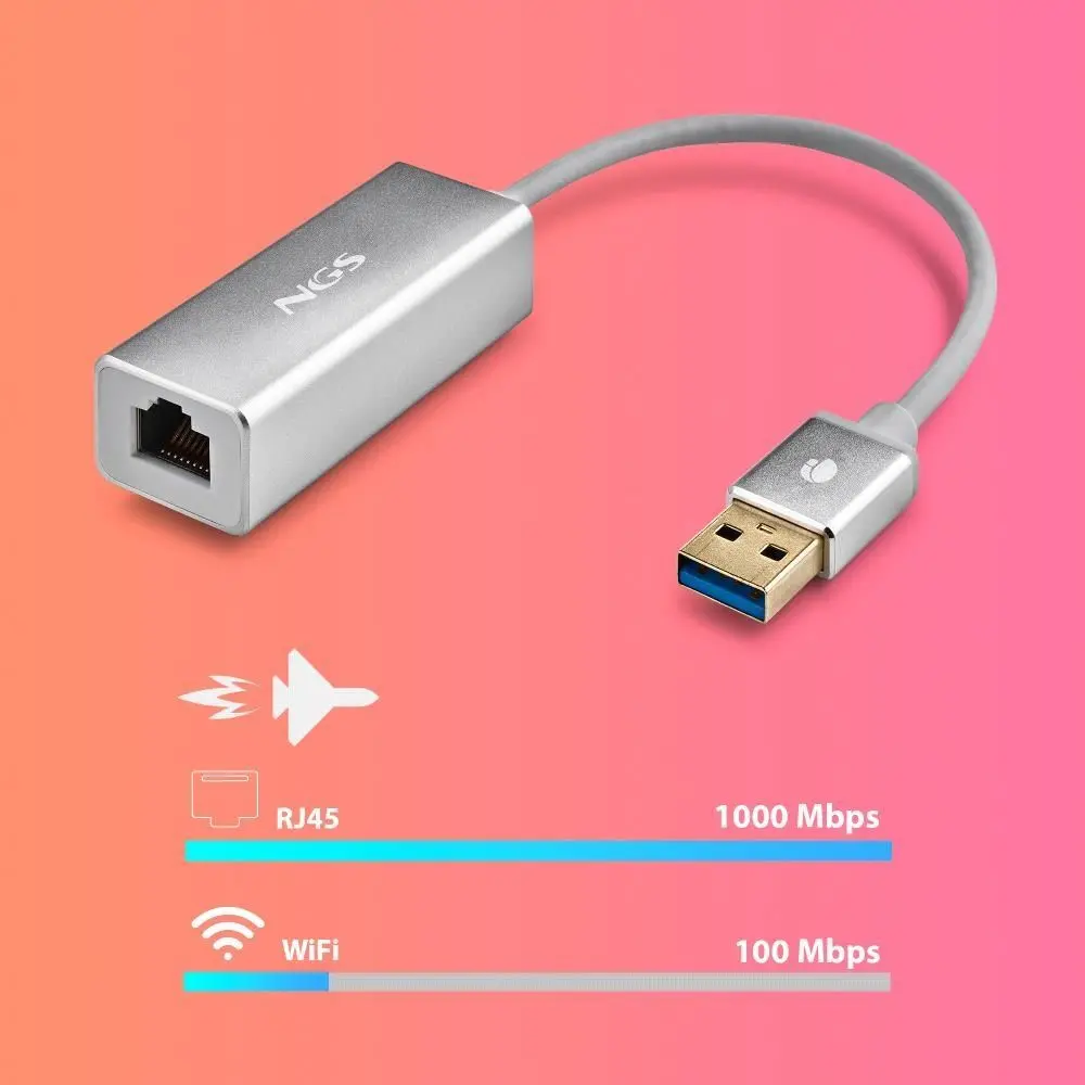 Adaptor rețea NGS Hacker 3.0 USB3.0 la RJ45 1000Mbit/s Gigabit Ethernet – IoElectronice.ro [4]