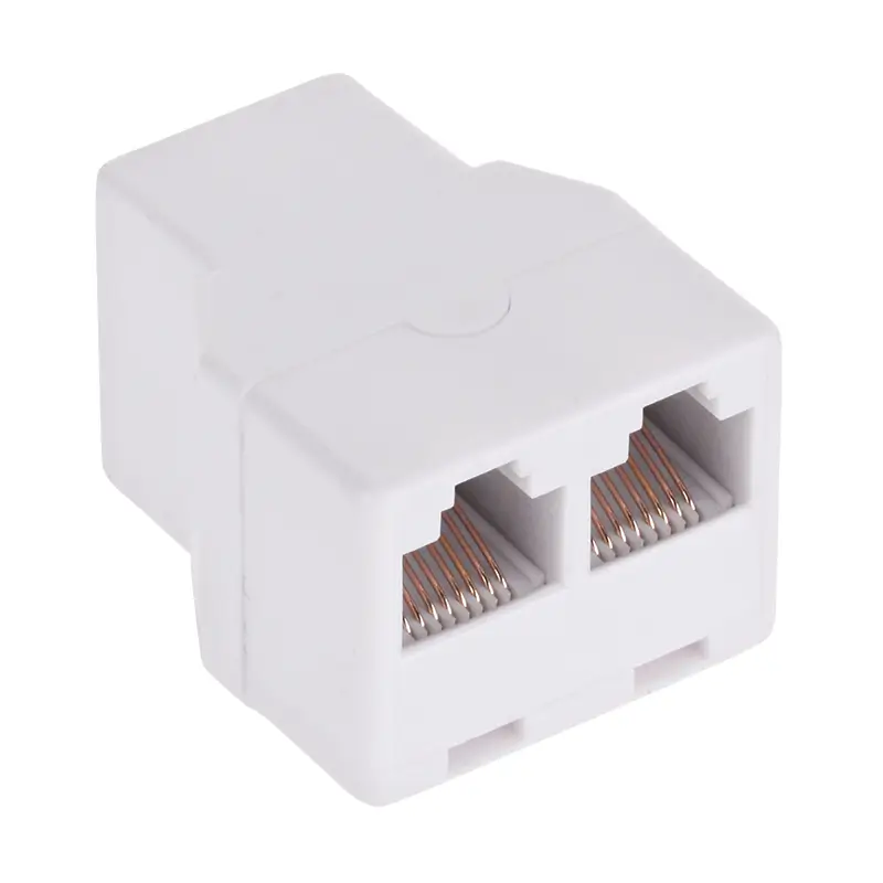 Adaptoare-convertoare - Adaptor RJ45 8P8C mama - 2x RJ45 8P8C mama alba TEL0022-2