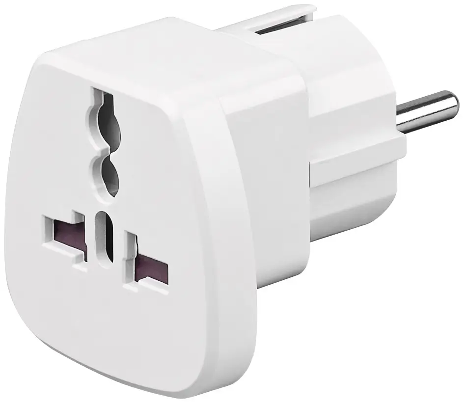 Conectica - Adaptor Universal la CEE 7/7 alb 3680W 16A nu convertește tensiunea - IoElectronice.ro