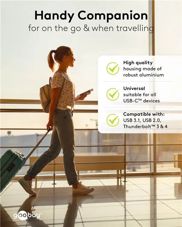 Adaptor USB-C3.1 mama - USB-C tata drept Thunderbolt 3 /4 Goobay 74447 – IoElectronice.ro [6]