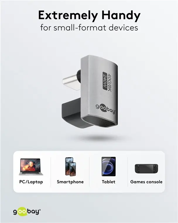 Adaptor USB-C3.1 mama - USB-C tata în formă de U Thunderbolt 3/4 Goobay 74445 – IoElectronice.ro [7]