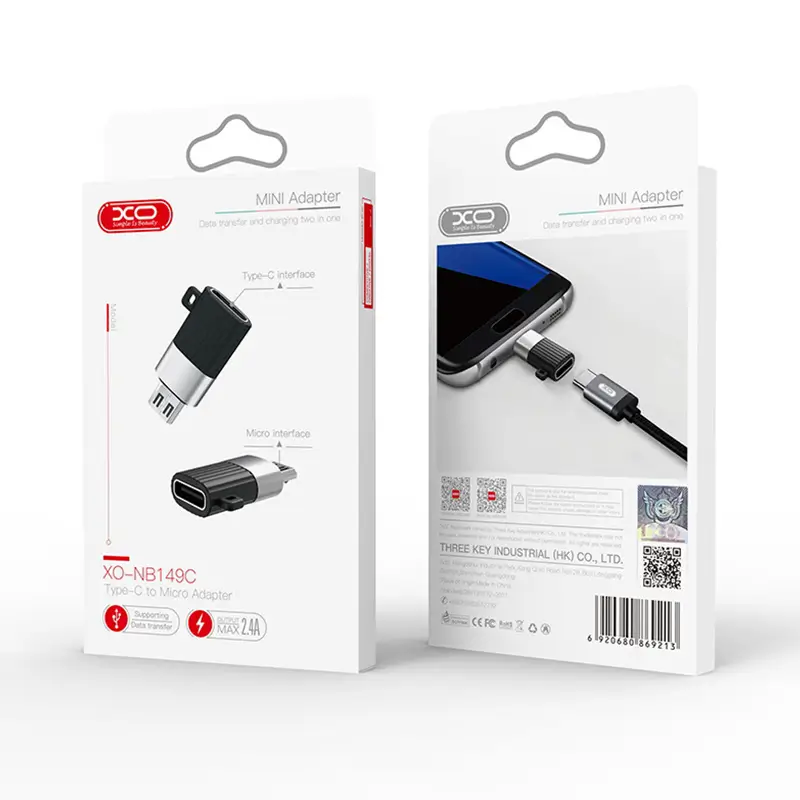 Adaptor USB Type C mama - Micro USB tata XO-NB149C - IoElectronice.ro [3]