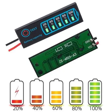 Accesorii acumulatori - Afisaj /indicator nivel incarcare BMS 1S - 8S /DC 5V-30V - IoElectronice.ro