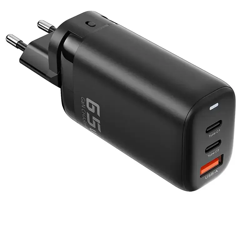 Alimentator 2x USB-C 3.1 + USB3.0 PD 3.0 65W + 3 adaptoare pentru călătorii [2]
