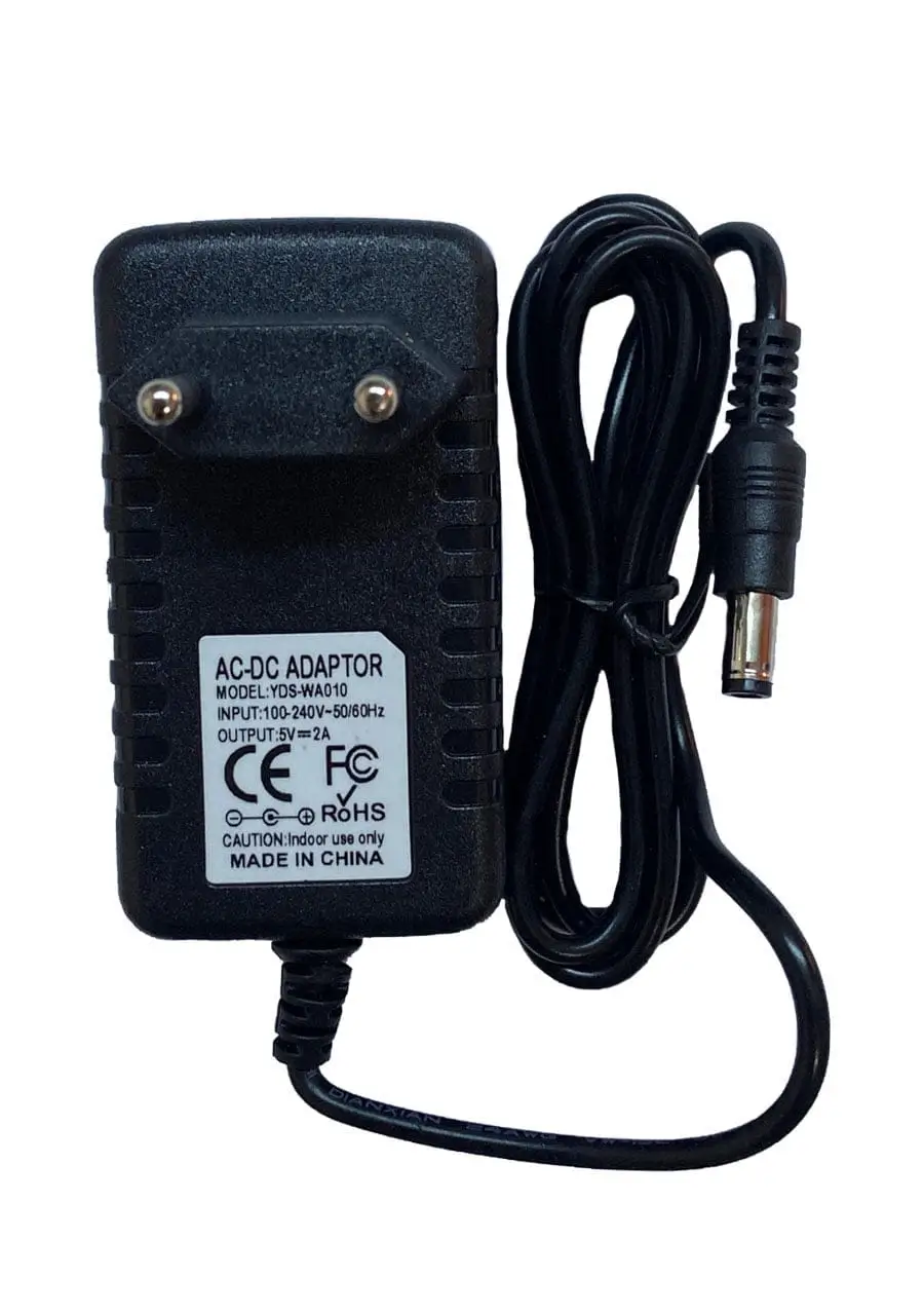 Surse-alimentatoare - Alimentator 5V 2A OEM, conector DC 2.5x5.5 mm, Euro tata CEE 7/16, amperaj 2000 mAh, lungime 1.5 m.