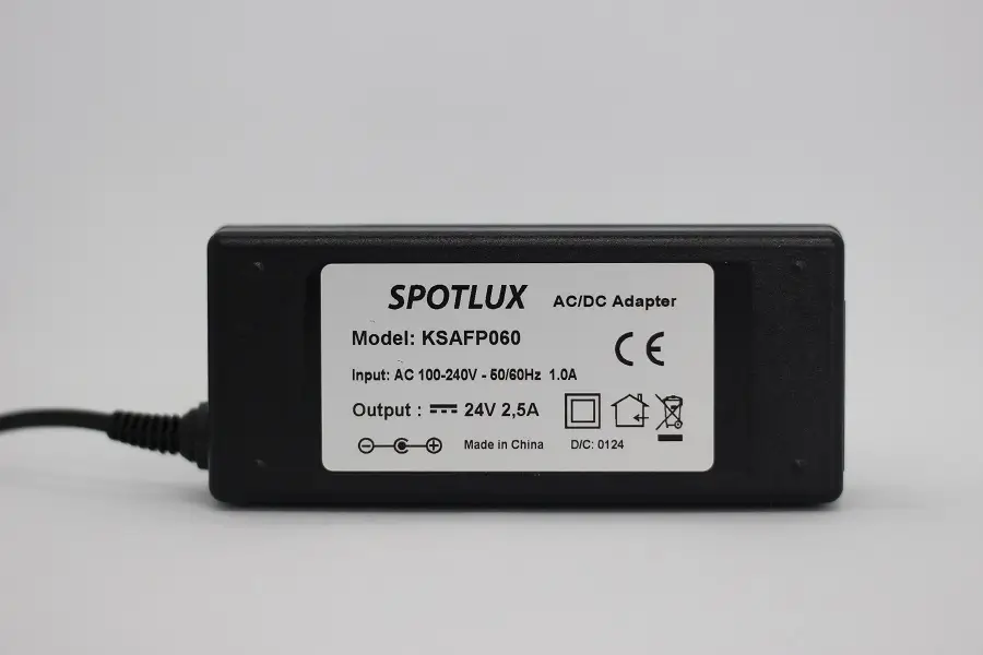 Surse-alimentatoare - Alimentator SMPS in comutatie AC/DC 24V 2.5A 2500mA mufa 5.5x2.5mm cablu 150cm /fara cablu alimentare – IoElectronice.ro