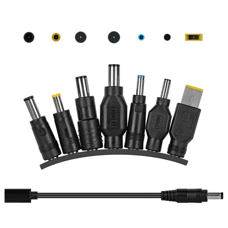 Alimentator 90W PD USB-C Kruger&Matz KM1450-90 cu 7 adaptoare, compatibil cu diverse dispozitive. [2]