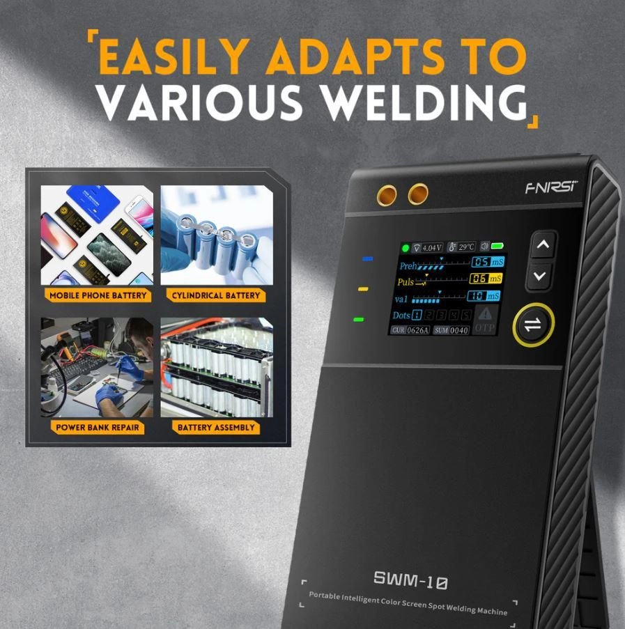 Aparat de sudura in puncte 0.1-0.25mm portabil cu acumulator afisaj digital FRNISI SWM-10 – IoElectronice.ro [4]