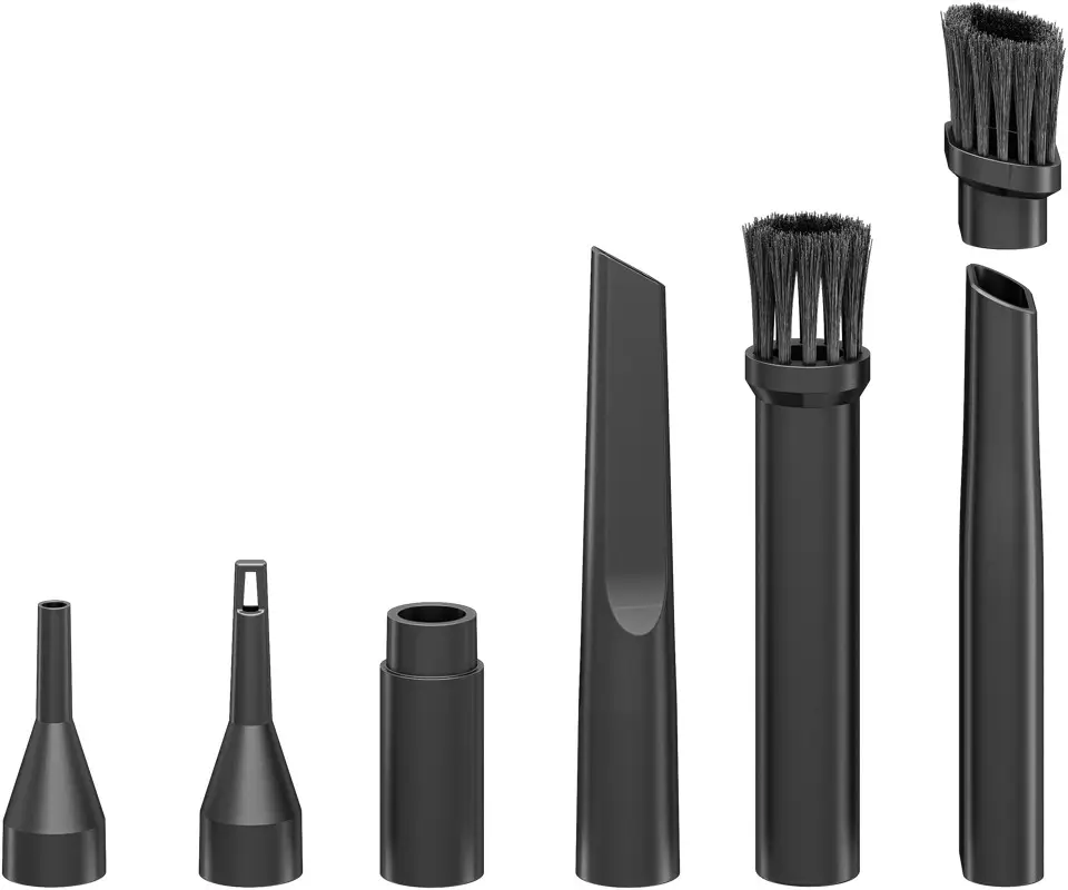 Aspirator Suflator Mini 80W 7 duze 3 perii USB Type C Goobay 77828 alb [5]