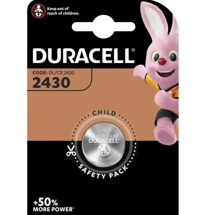 Baterii - Baterie buton litiu Duracell CR2430 3V 1buc/blister BAT-CR2430-BL1-DRL – IoElectronice.ro