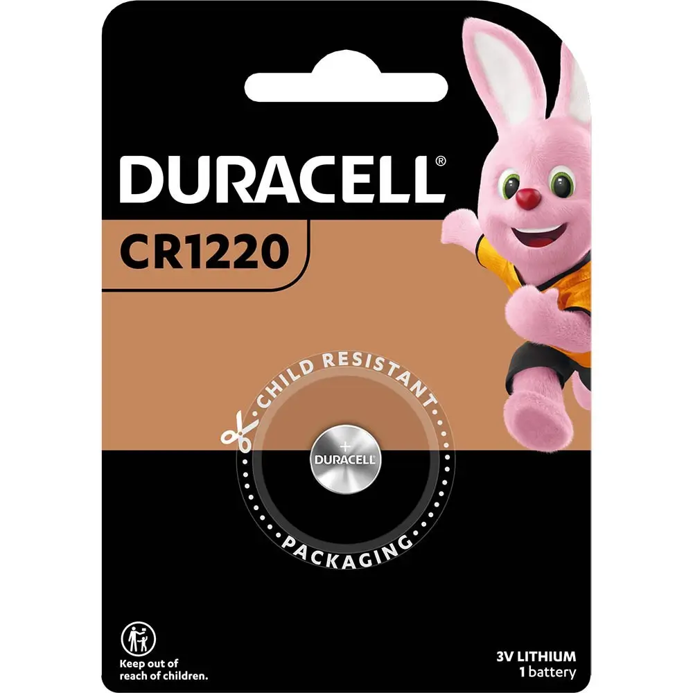 Baterii - Baterie DURACELL CR1220 3V LITIU 12.5x2mm – IoElectronice.ro
