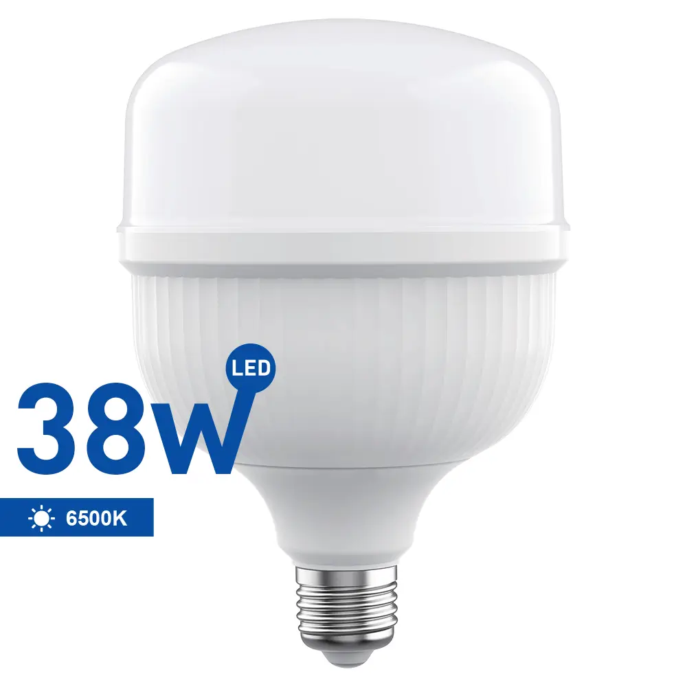 Becuri - Bec LED cu chip SAMSUNG E27 T100 T-BULB 38W 4050lm 6500K Wellmax VE20706 – IoElectronice.ro
