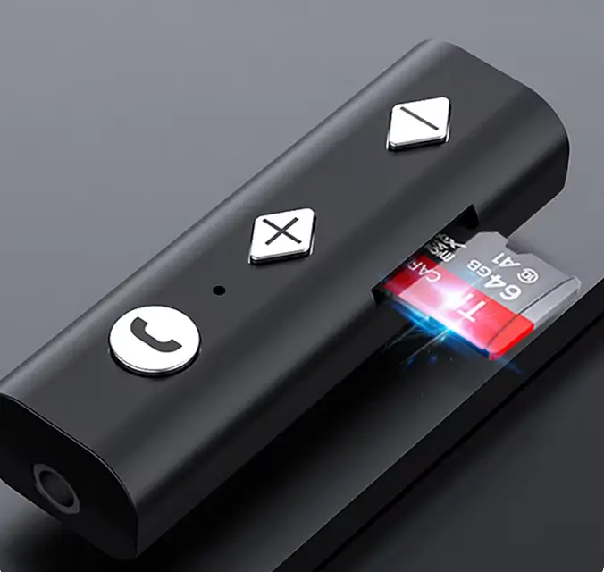 Bluetooth Receptor V4.1 + Cititor microSD TF la JACK 3.5 mm cu Acumulator RR02-CR BT – IoElectronice.ro [2]