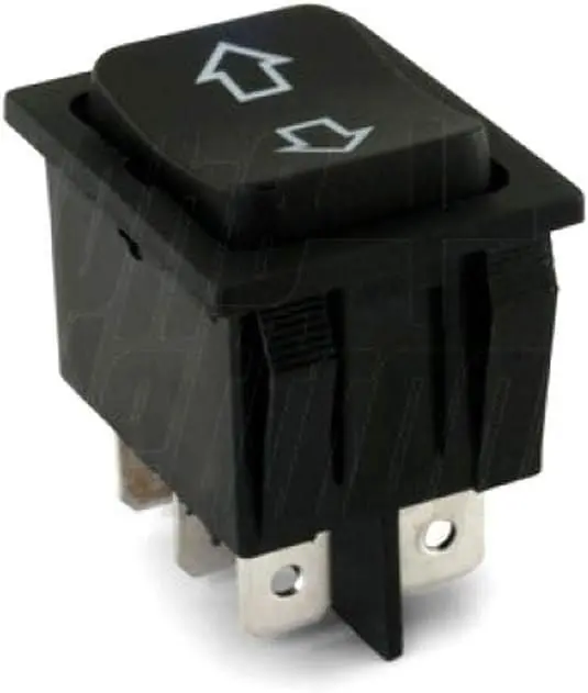 Intrerupatoare-Relee - Buton comutator 12V 35A MOM-OFF-MOM 28x22mm negru GBC 24.5550.00
