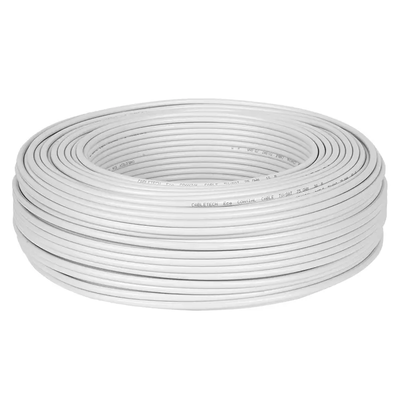 Cablu coaxial cupru 10m 75ohmi Cabletech KAB0015-10 alb [1]