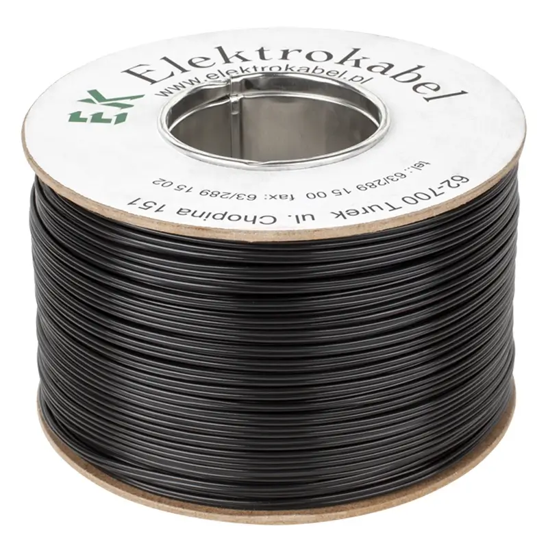 Conectica - Cablu 10m difuzor cupru 2x1mm2 SMYP plat cu izolație PVC negru Cabletech KAB0574-10