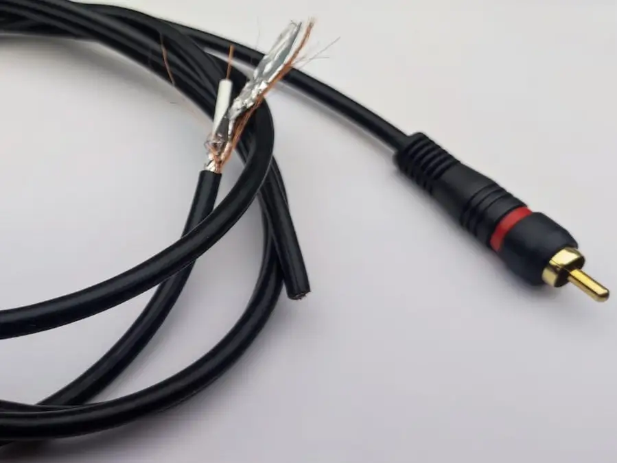 Cablu RCA 2x Stereo 2m OFC Cupru Ecranat, Conectori Aur, Goobay – Ideal pentru Sisteme Audio Profesionale [3]