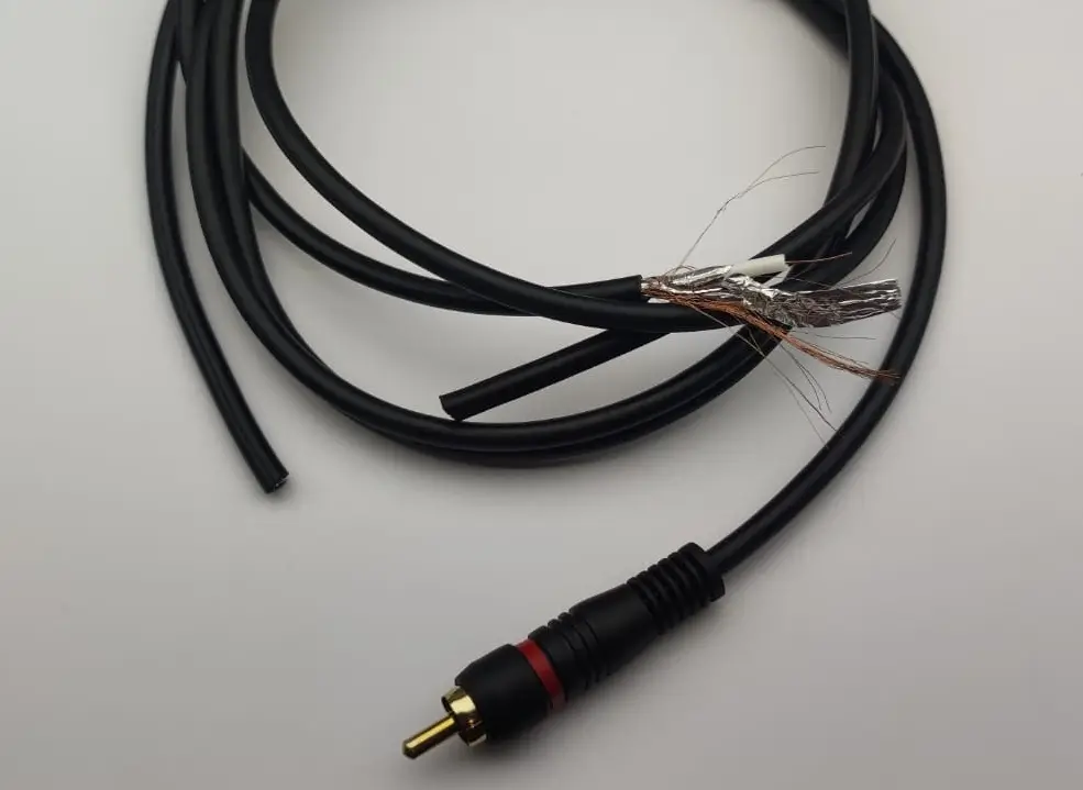 Cablu RCA 2x Stereo 2m OFC Cupru Ecranat, Conectori Aur, Goobay – Ideal pentru Sisteme Audio Profesionale [2]