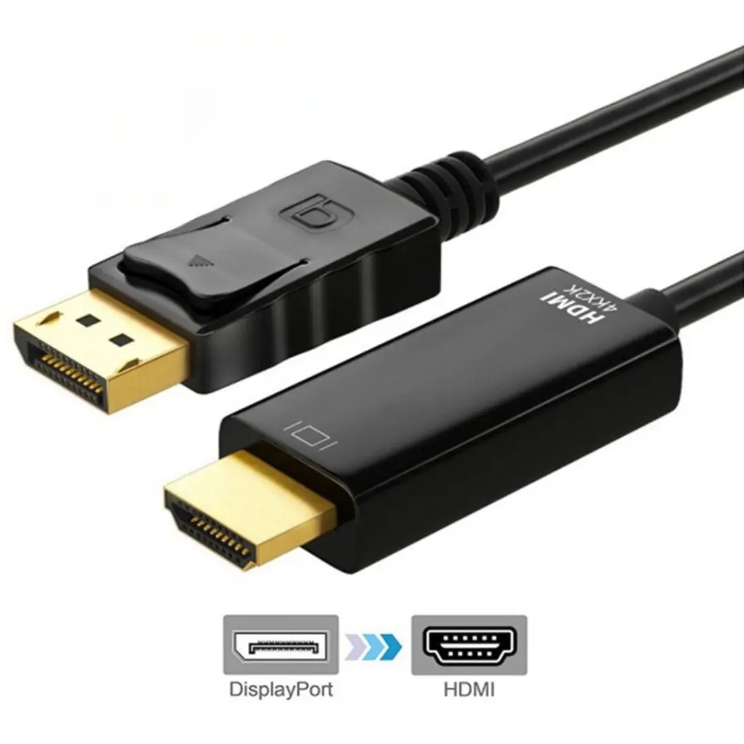 Cabluri DisplayPort - Cablu Activ DisplayPort V1.2 la HDMI 2m UHD 4K 3840x2160P 60Hz – IoElectronice.ro