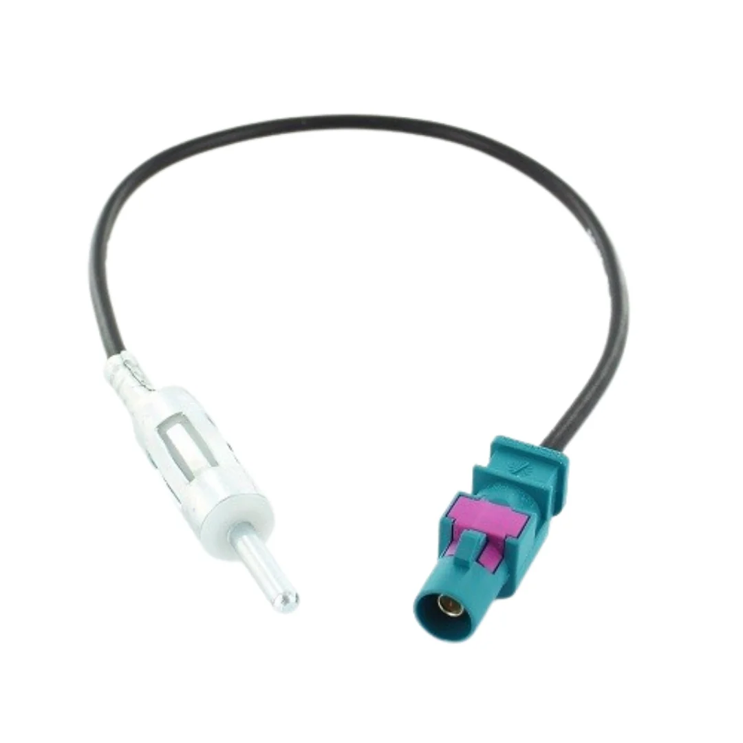 Adaptoare fakra - Cablu adaptor DIN antena Fakra mufa tata 23cm ZRS-GOLFV-DIN 4CarMedia, pentru conectare antene auto.