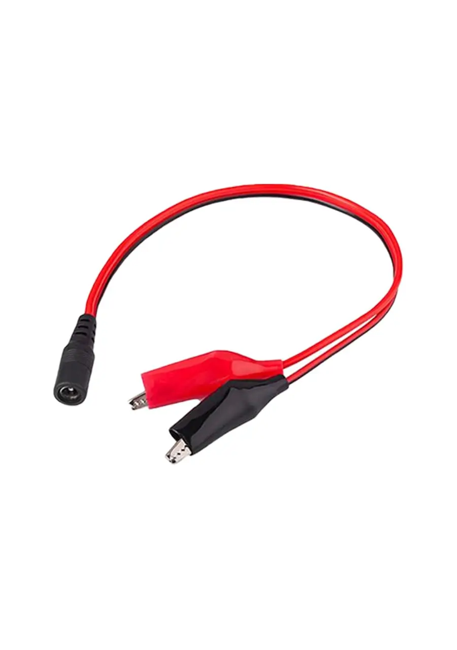 Adaptoare alimentare AC-DC - Cablu adaptor mama 5.5x2.1 mm la crocodili 15cm (548) – IoElectronice.ro