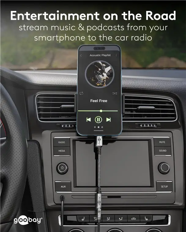 Cablu adaptor USB-C la mufă Jack 3.5 mm mamă 15cm textil Goobay 74056 – IoElectronice.ro [8]