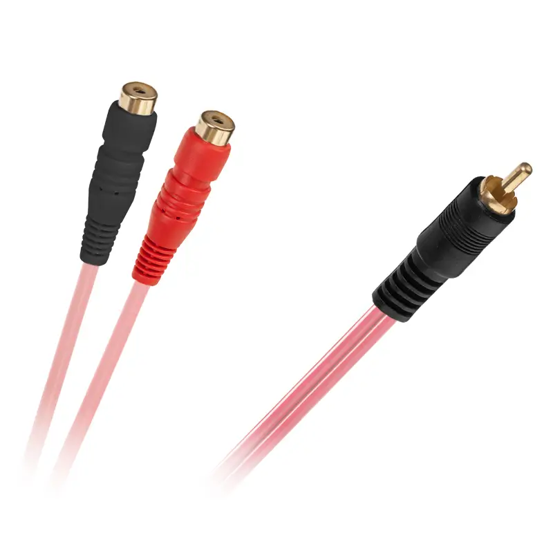 Adaptoare RCA - Cablu adaptor Y RCA la 2x RCA mama 0.2m Cabletech – IoElectronice.ro