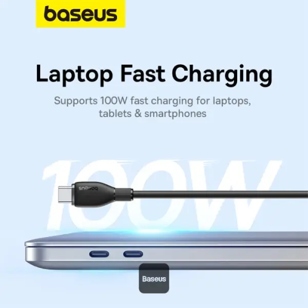 Cablu USB Type C 1.2m 100W 5A tata-tata Baseus P10355702111-B1 [2]