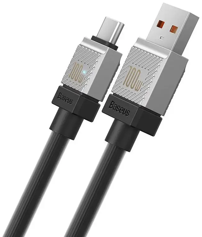 Cablu USB Type-C 100W Baseus Fast Charging 1m negru, USB A și USB C tata, standard USB 2.0 [3]