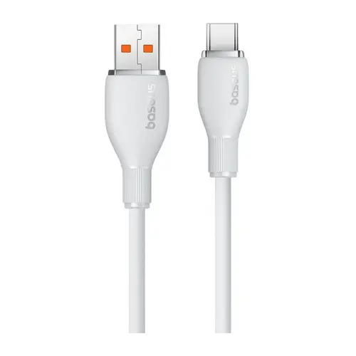 Telefoane-tablete - Cablu alimentare si date Baseus Pudding Fast Charging USB - USB Type-C 3.2 gen 1 100W 2m alb P10355703221-01 – IoElectronice.ro