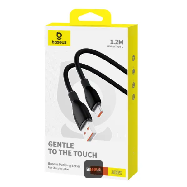 Cablu USB Type-C 100W 1.2m Baseus Pudding Series P10355703111-B1 negru [4]