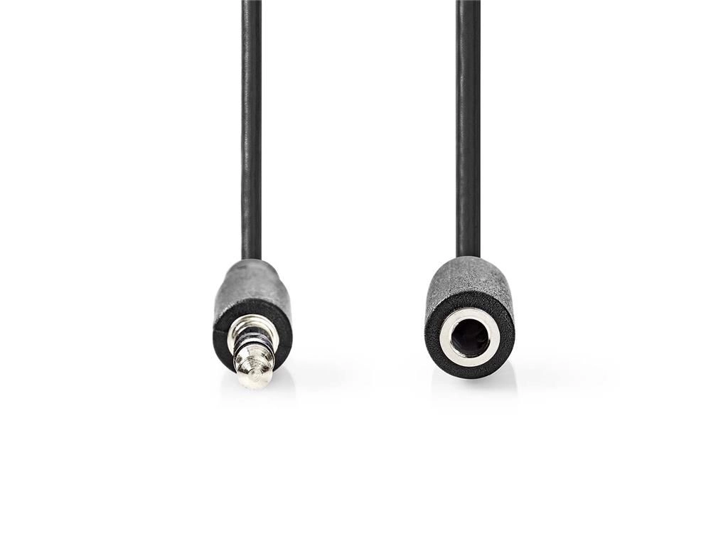 Cablu audio Jack Stereo cu control volum Nedis 3.5mm tata - 3.5mm mama 1m negru CAGL22090BK10 [2]