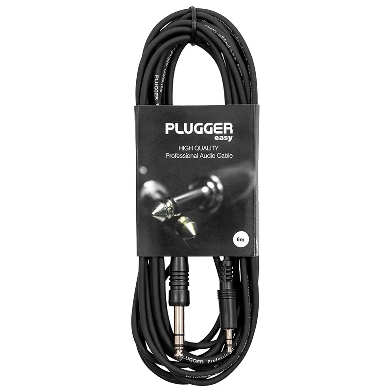 Cablu audio Jack 3.5 mm tata - 2 x Jack 6.35 mm tata 6m [2]